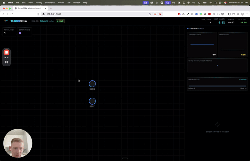 TurboGEPA Optimization Process